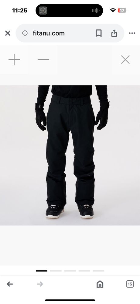 Spodnie snowboard narciarskie Rip Curl Base Pant XL