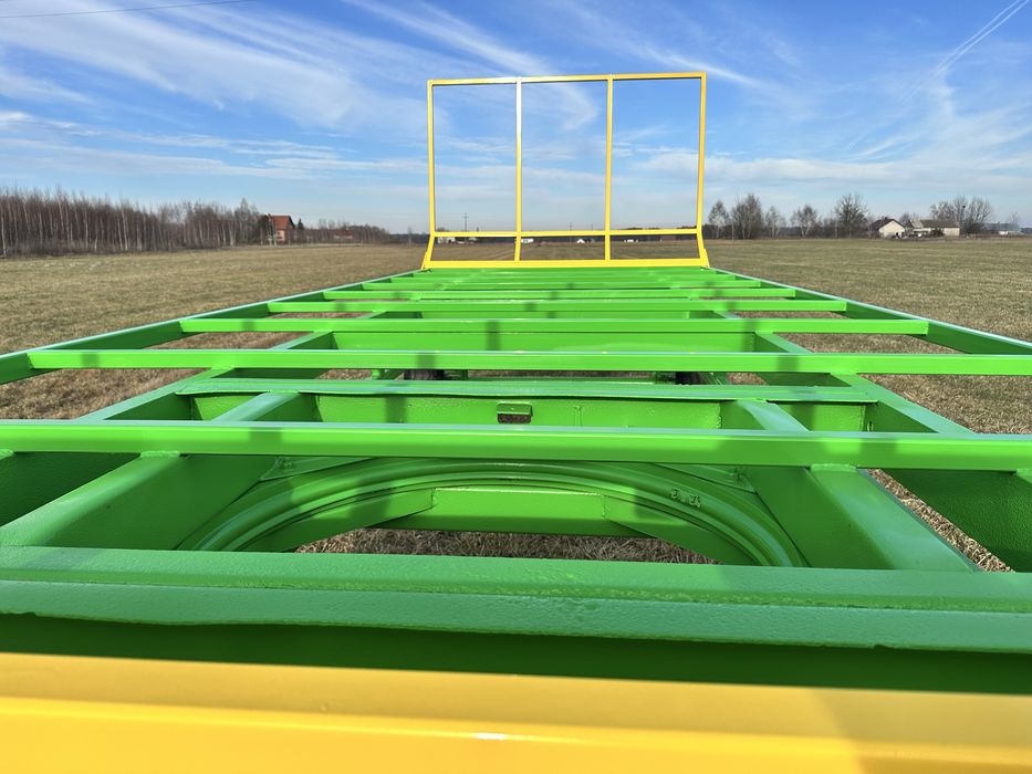 Przyczepa do bel AKTUALNE słomy siana platforma dłużyca