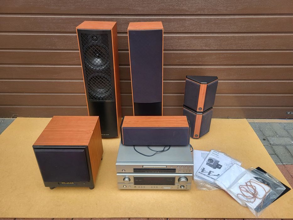 Kino domowe Denon  AVR- 1306 komplet z Wharfedale