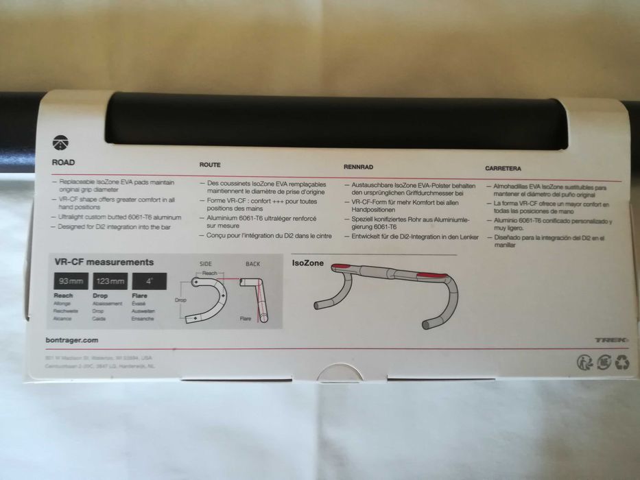 guiador + avanço Bontrager (Trek) NOVOS