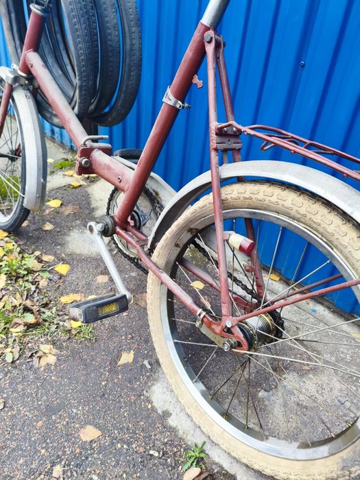 Stary rower Wigry + 4 opony