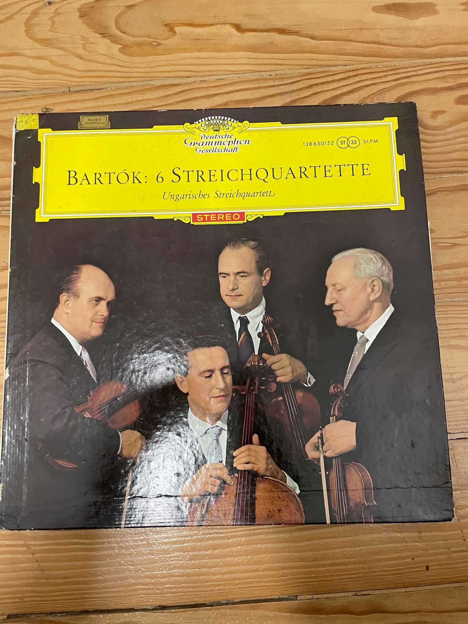 Bela Bartok* - The Hungarian Quartet ‎– Die 6 Streichquartette