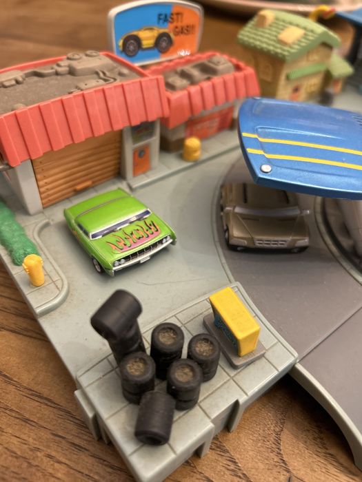 Simple wishes maquete cidade miniatura comboio carrinhos pista