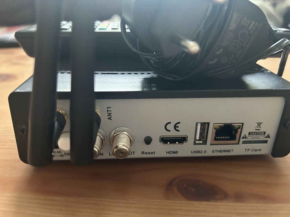 Dekoder Zgemma H9S SE 4K-UHD - cały zestaw