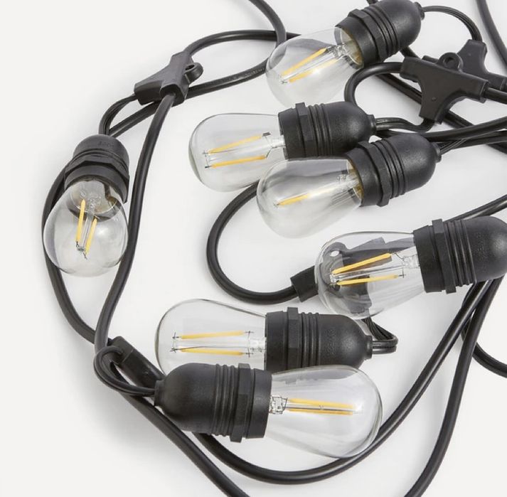 Grinalda de luzes para casamentos, festas e arraiais