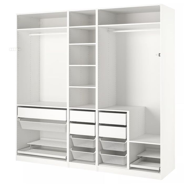 Гардеробна IKEA PAX KOMPLEMENT, шафа ікеа, гардероб