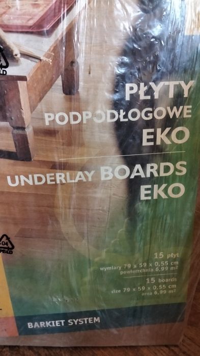 Podkład Barlinek Podłogi Panele EKO PŁYTA 7mm 7m2