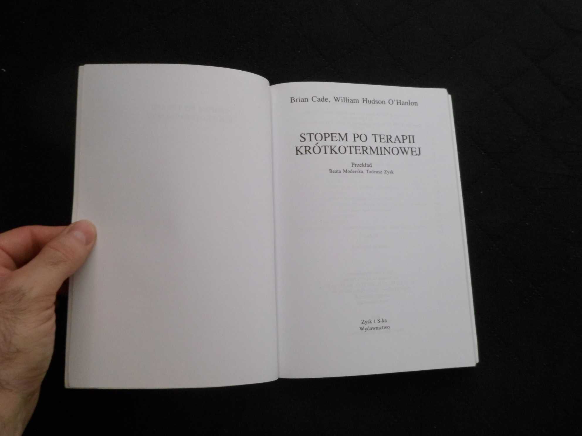 Stopem Po Terapii Krótkoterminowej Brian Cade, William Hudson O'hanlon