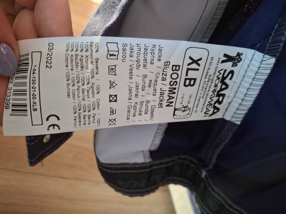Bluza i spodnie spawalnicze