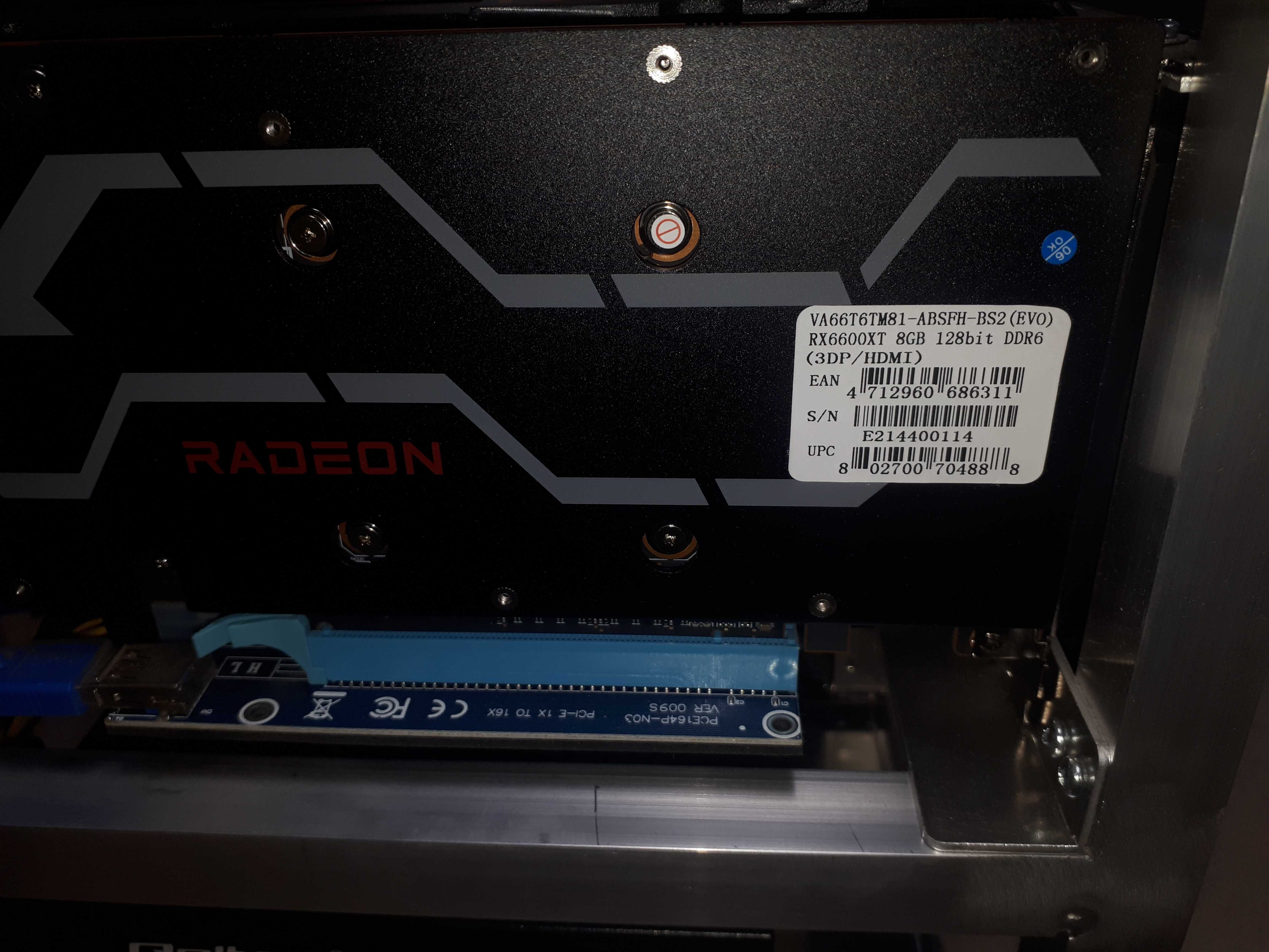 Koparka Bitcoin Ethereum 6x Radeon RX6600XT GWARANCJA!