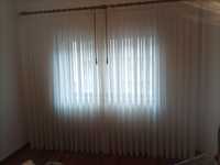 Cortinados semi novos c/ varão