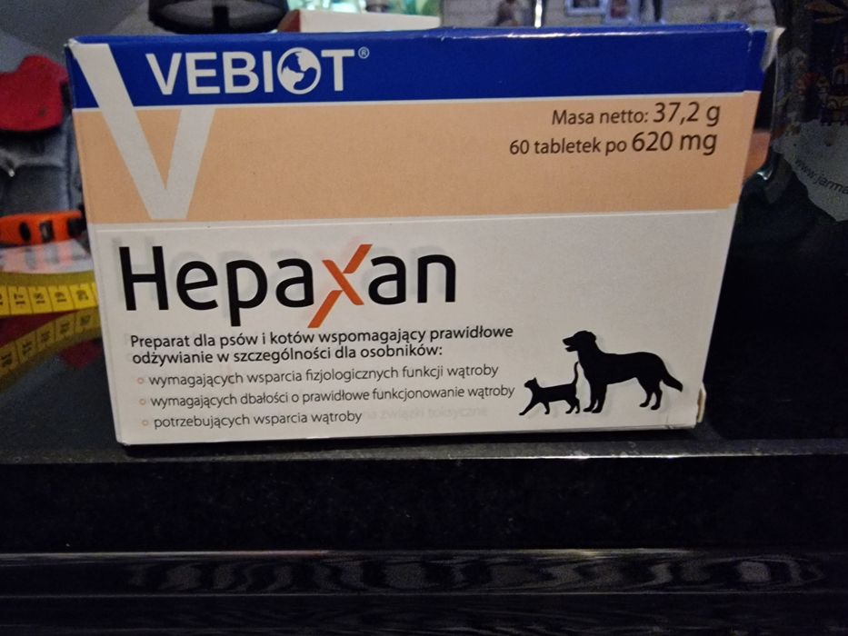 HEPAXAN 620mg VEBIOT preparat na wątrobę