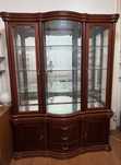 Armário Vitrine Vitange com 3 gavetas