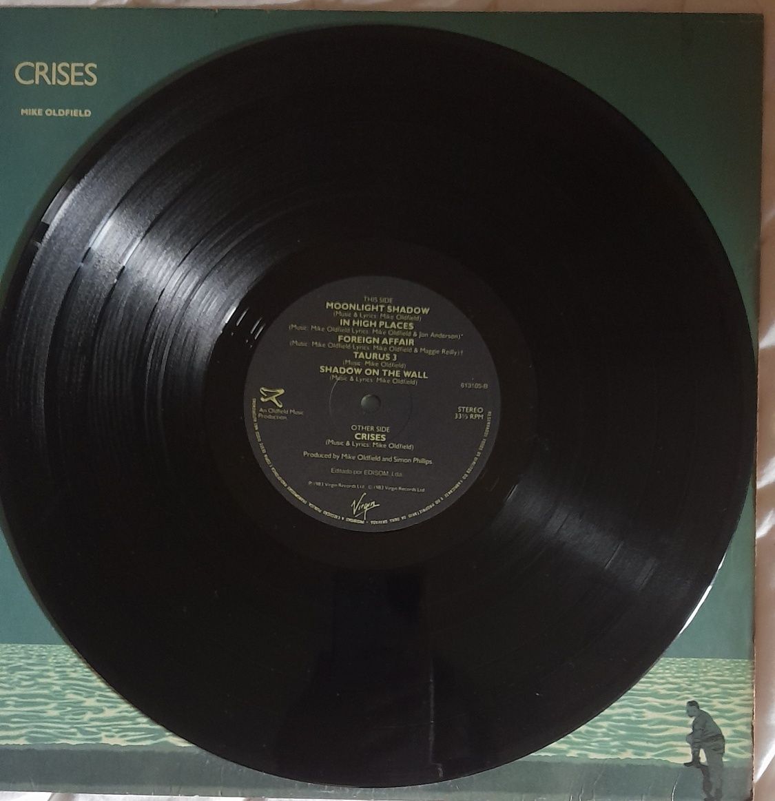 Lp vinil Mike Olfield- Crises - 1983