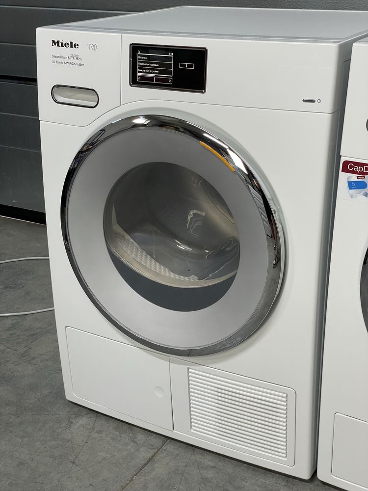 ПРЕМІУМ КОМПЛЕКТ MIELE: Пральна та Сушильна машина TMV 843 WMV 963