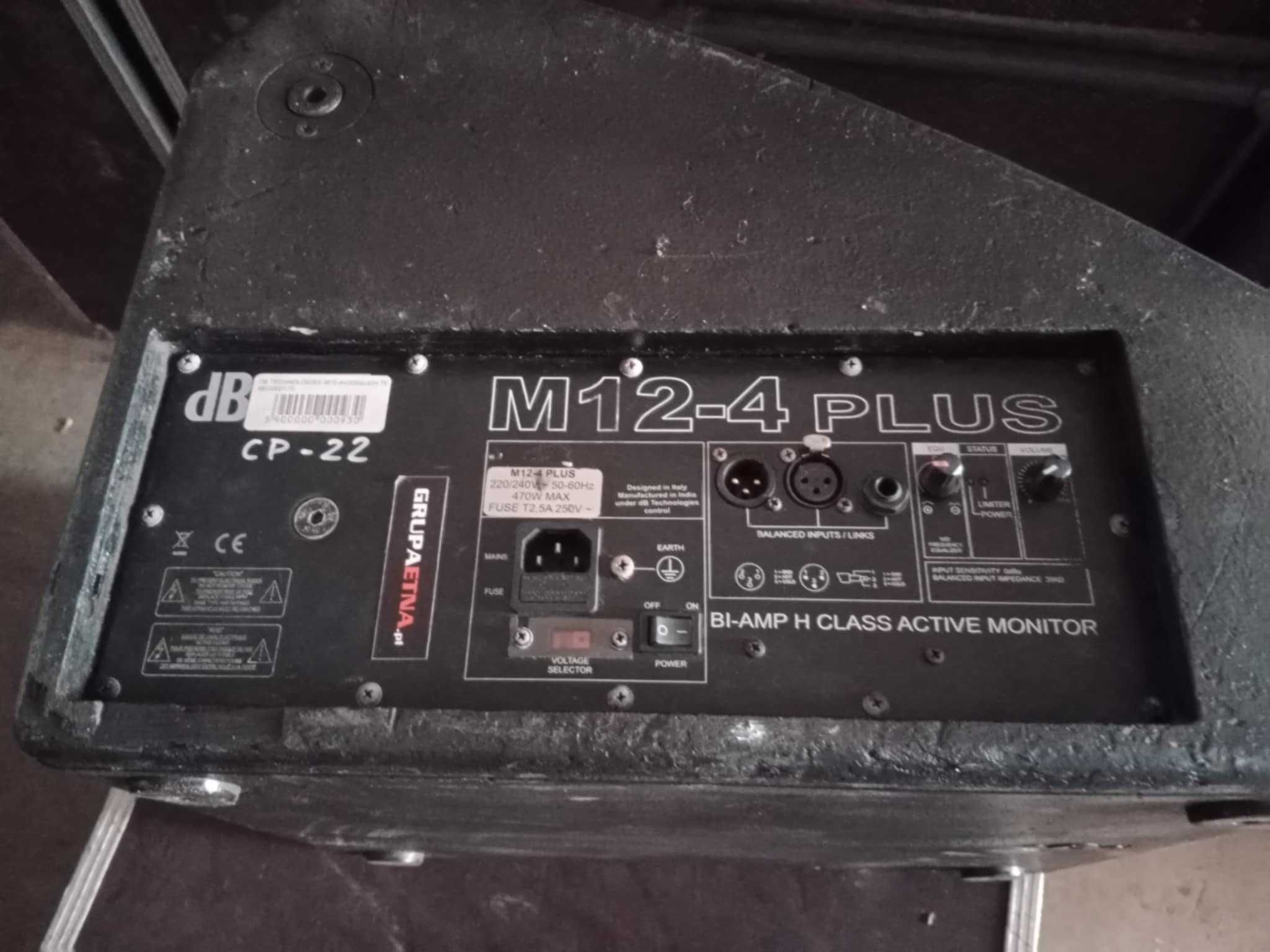 Kolumny aktywne, odsłuchy DB-Technologies M12 -4
