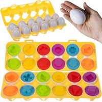 Układanka dla dzieci jajka dopasuj kształty sorte