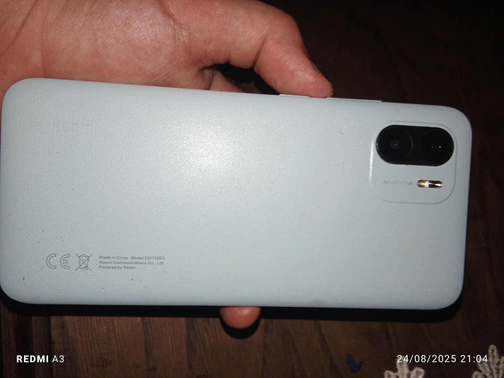 Xiaomi redmi A1 tela meia rachada mas funciona