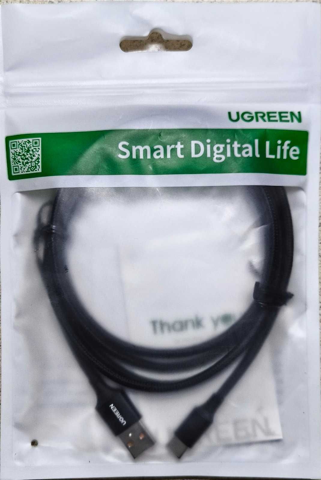 Зарядный кабель Ugreen Type-C 6A 100W .
