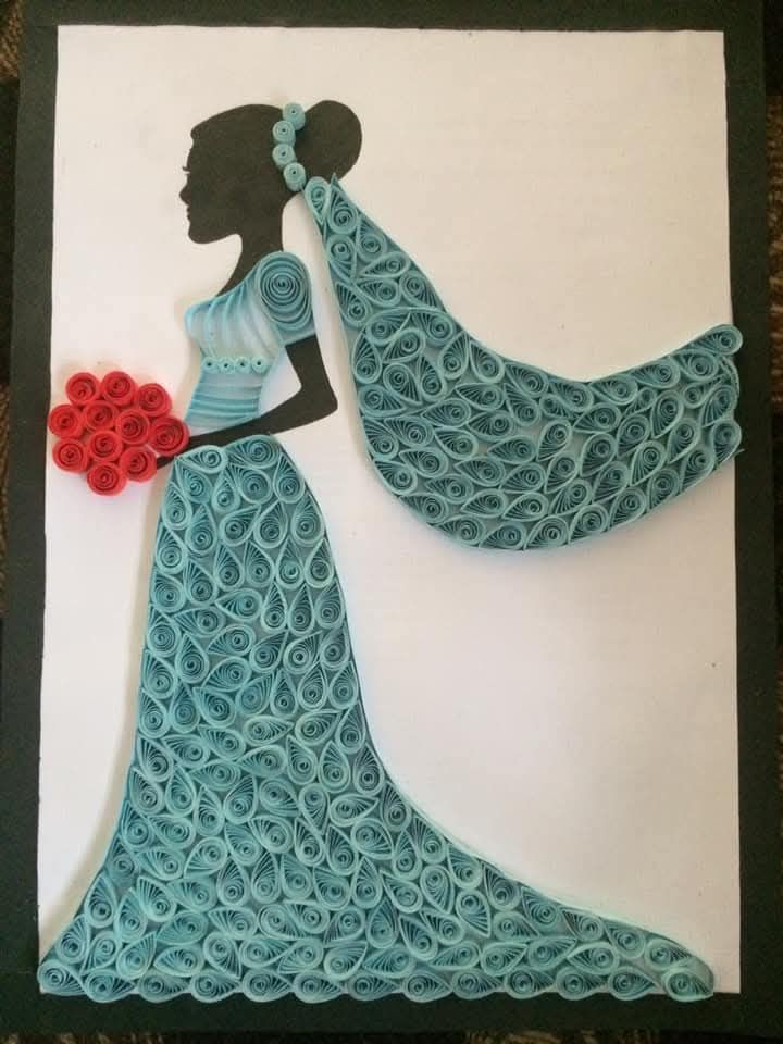 cartão-presente artesanal estilo cingalês