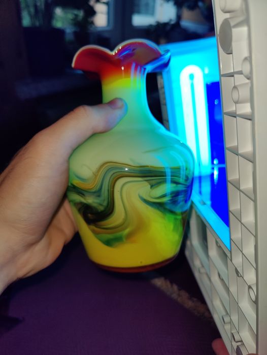 Uran Murano wazon  wenecki Walters Davidson art glass