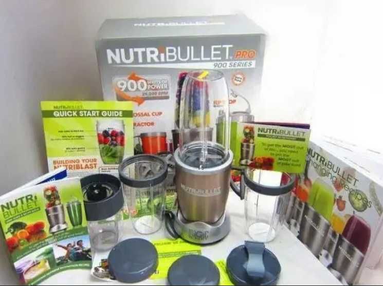 блендер 900 Вт NutriBullet для смузи измельчитель персональный мощный