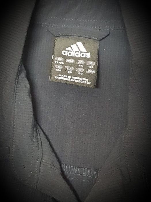 Adidas extra koszula czarna 128-130 cm