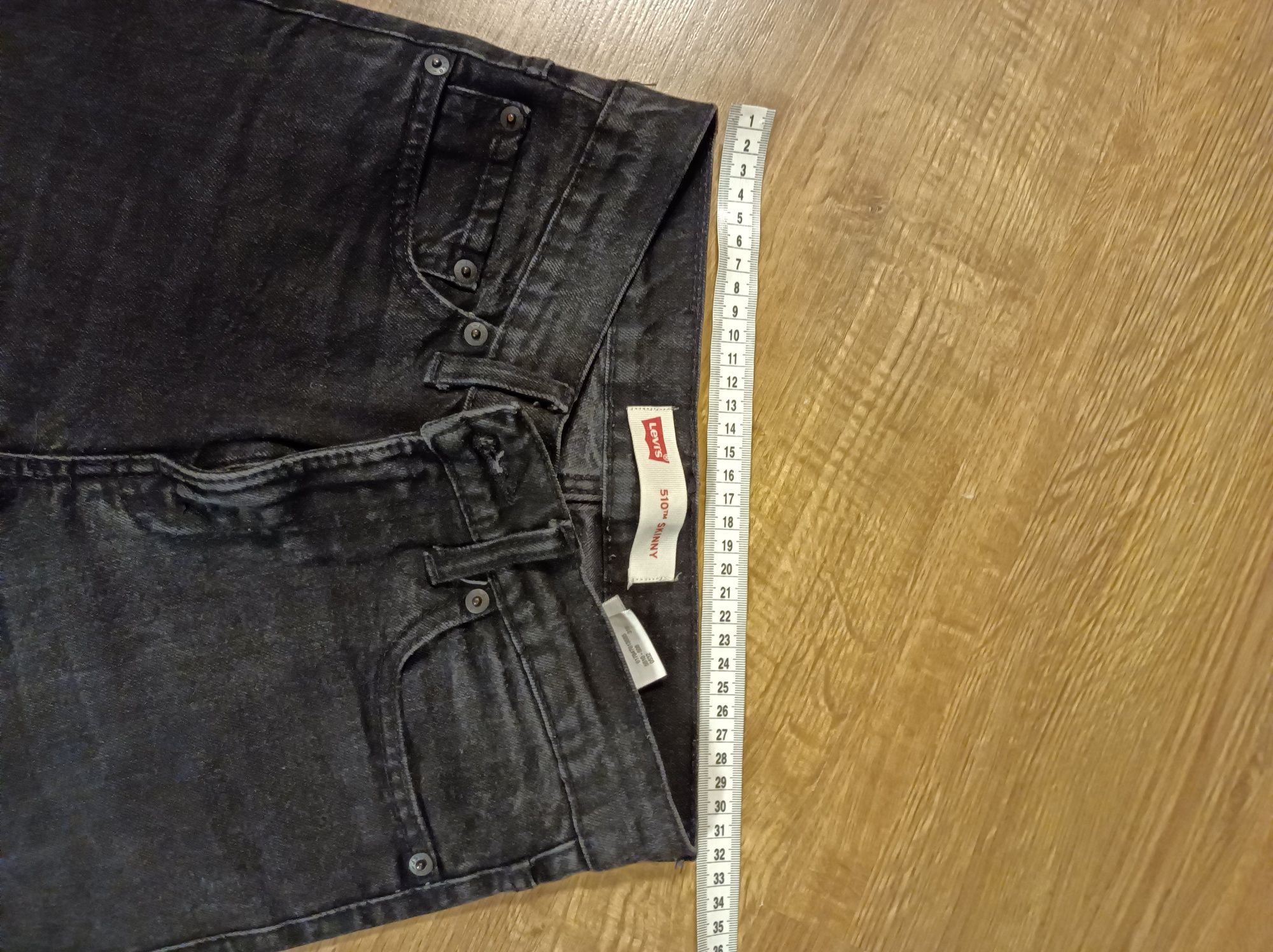 Spodnie jeansy Levi's 510 czarne
