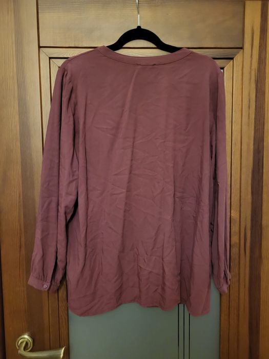 Bordowa bluzka esmara 44 długi rękaw