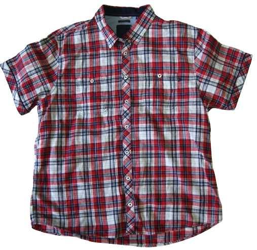 PIONEER roz.XL regular fit koszula męska w kratę jak nowa