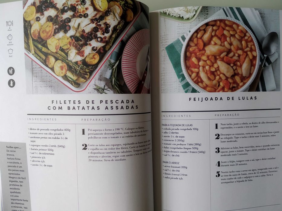 Vários Livros de Culinária entre 3,00€ e 8,00€ cada