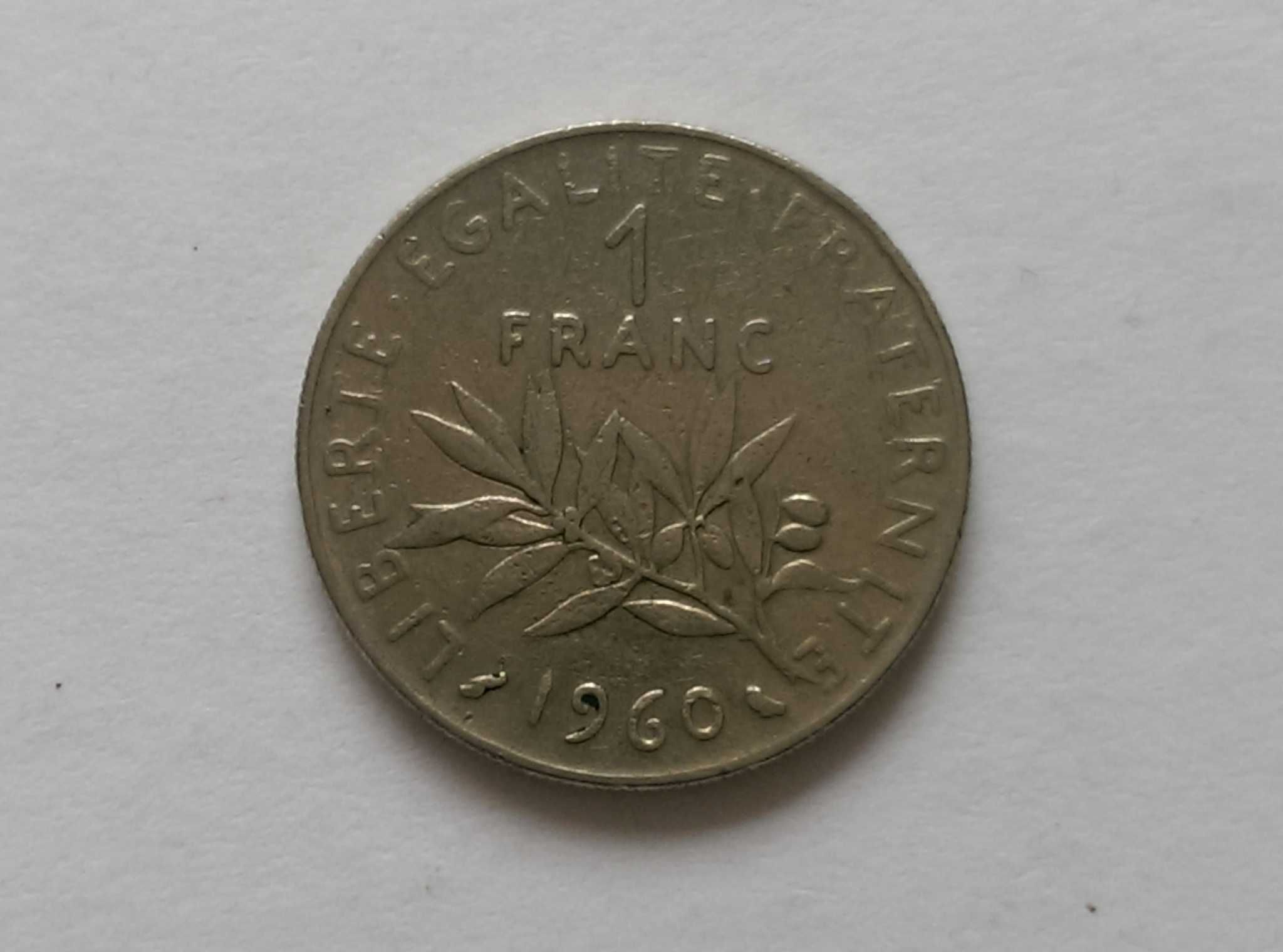 1 Franc Francja 1960 moneta Krk