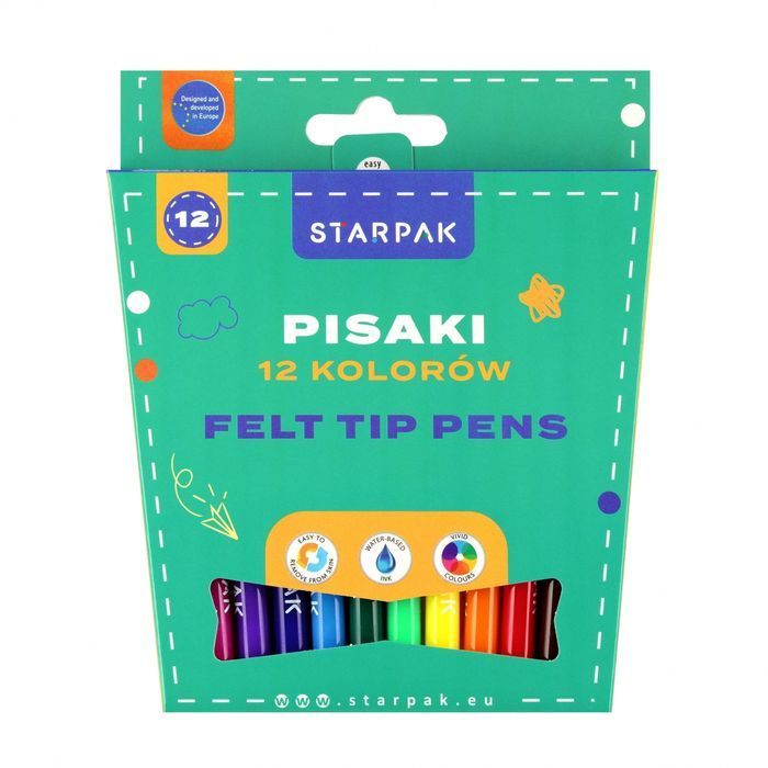 Pisaki 12 kolorów Starpak Pud12/144. Starpak