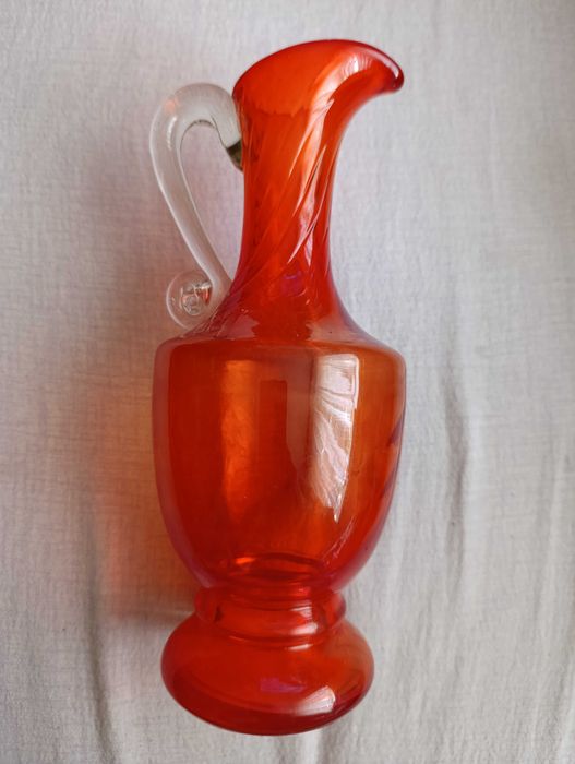 stary szklany dzban HSG Ząbkowice - Fiedorowicz - prl