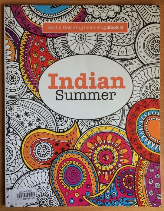 Antystres. kolorowanka Really RELAXING Colouring Book 6: Indian Summer