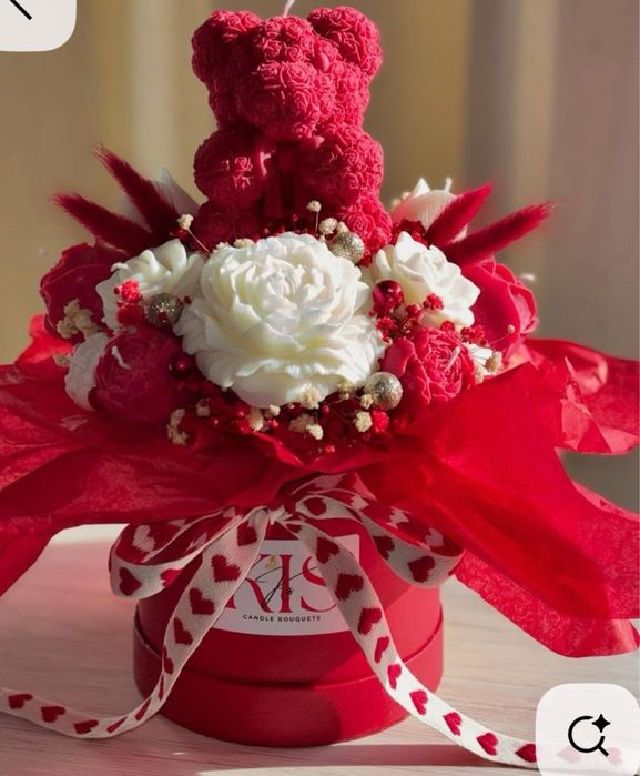 Varios tipos de buquês de velas