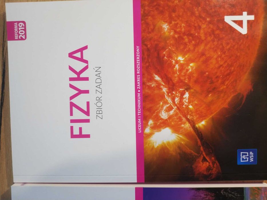 Zbiór zadań - fizyka klasa 1, 2, 3, 4