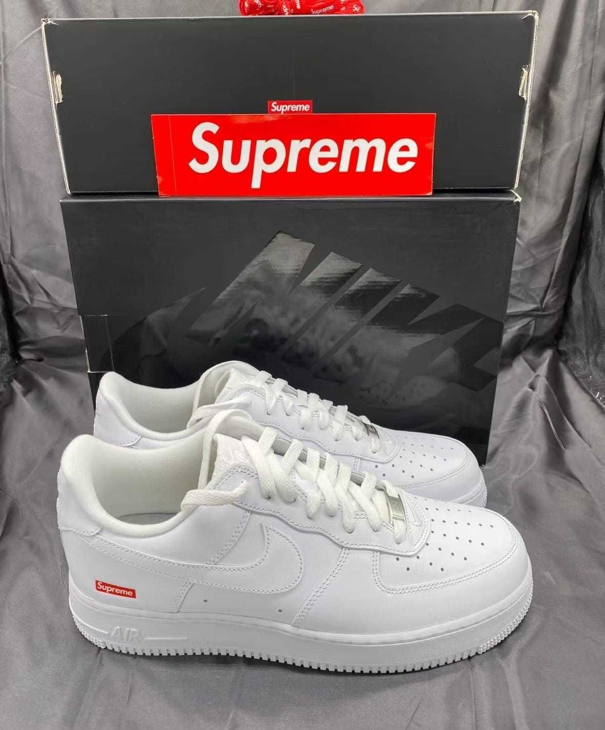 Nike air force 1 Supreme white EU 43