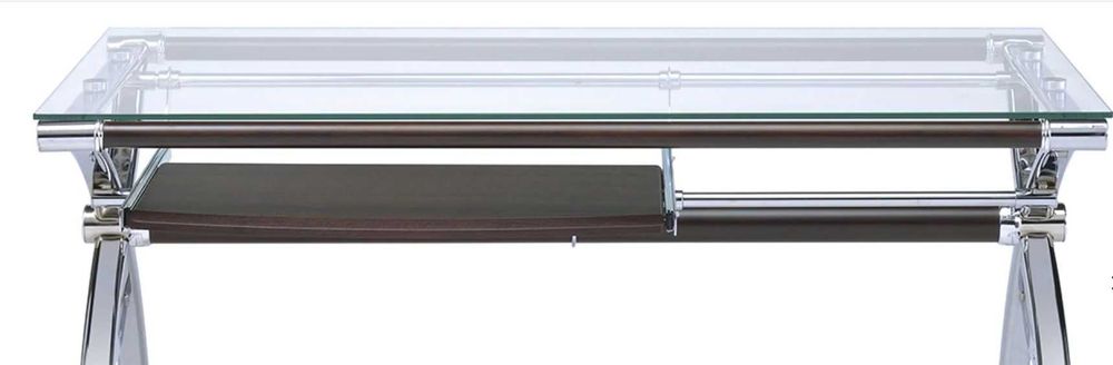 Mesa secretária de Vidro