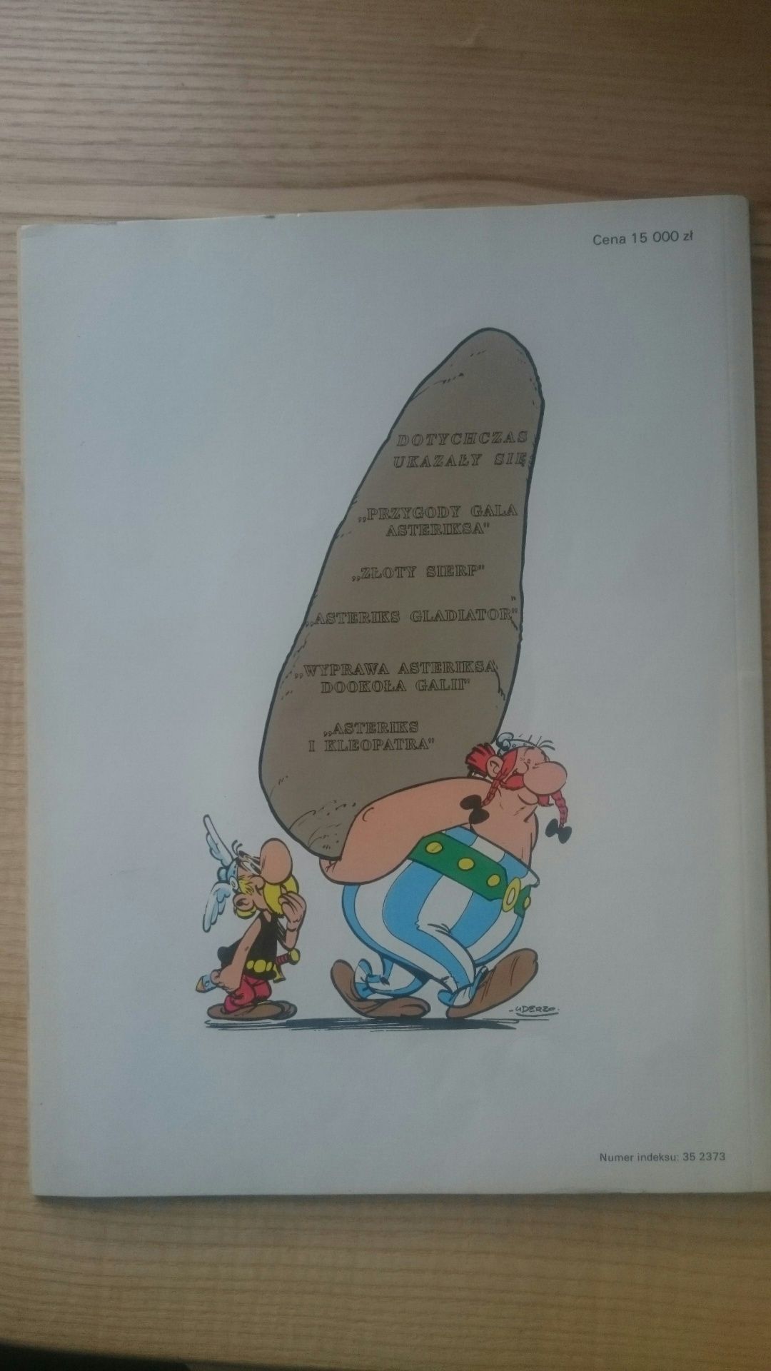 Komiks Asterix Walka wodzów 1992r. Komiksy Asteriks