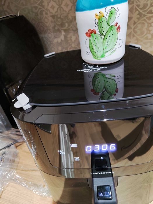 OKAZJA Frytkownica Innovagoods Fryinn 5000 5L METALOWE WNĘTRZE + WAGA!