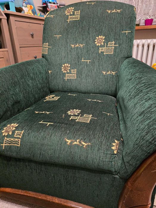 Zestaw wypoczynkowy: Kanapa i dwa fotele