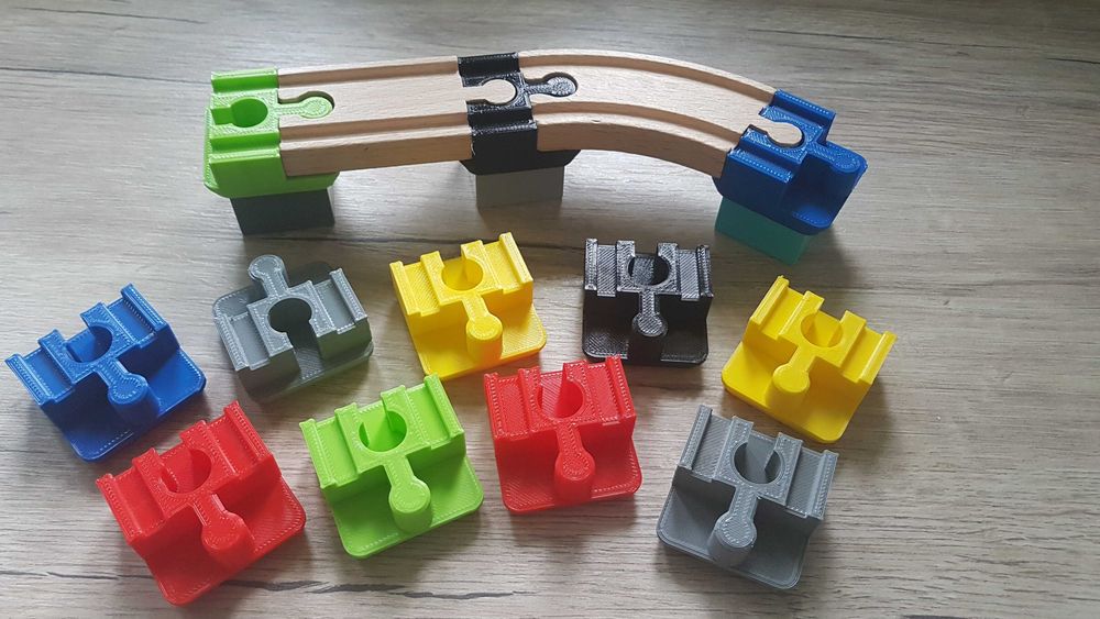 10 x adapter lego duplo do toru drewnianego Ikea Brio