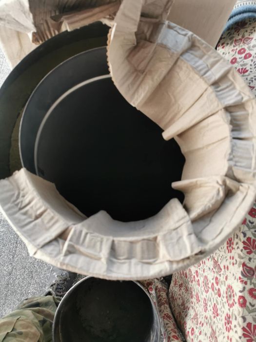 Komin Przedłużenie 1000mm,q 600mm, grubość 1,0mm (drewno, węgiel)