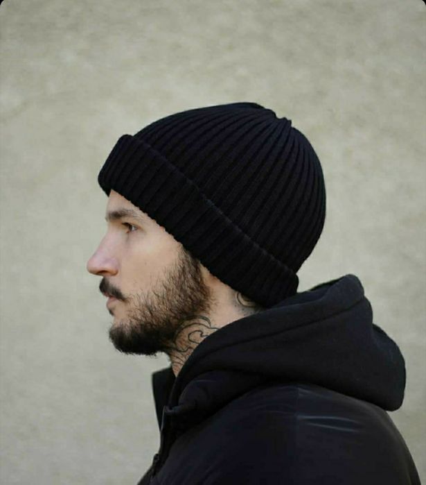 Мужская зимняя шапка бини докер зимняя мужская шапка мальчика тёплая