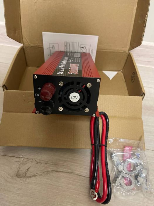 Інвертор 3000w перетворювач напруги 12-220 для котлів Преобразователь