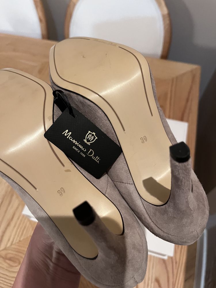 Нові замшеві туфлі Massimo Dutti, Массімо, Массимо 39 розмір