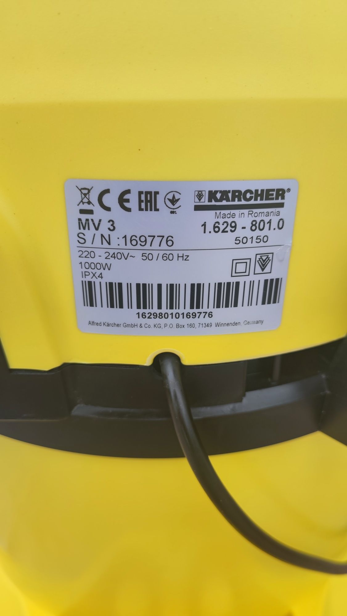 Odkurzacz Karcher MV3 WD3