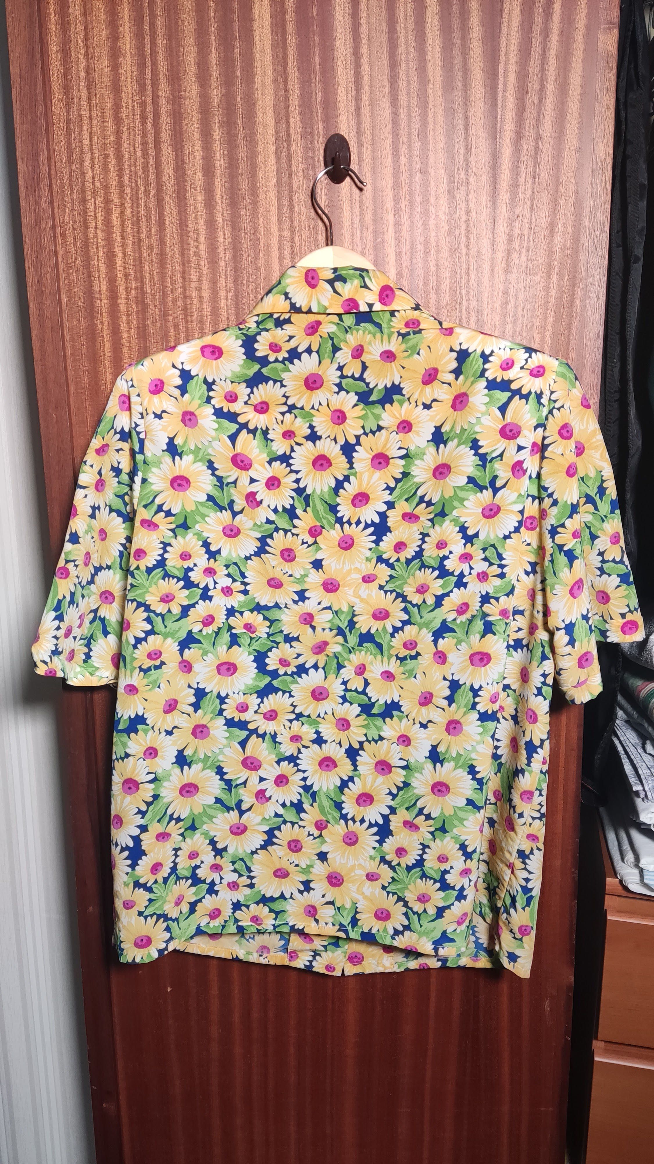 Blusa floral vintage XXL