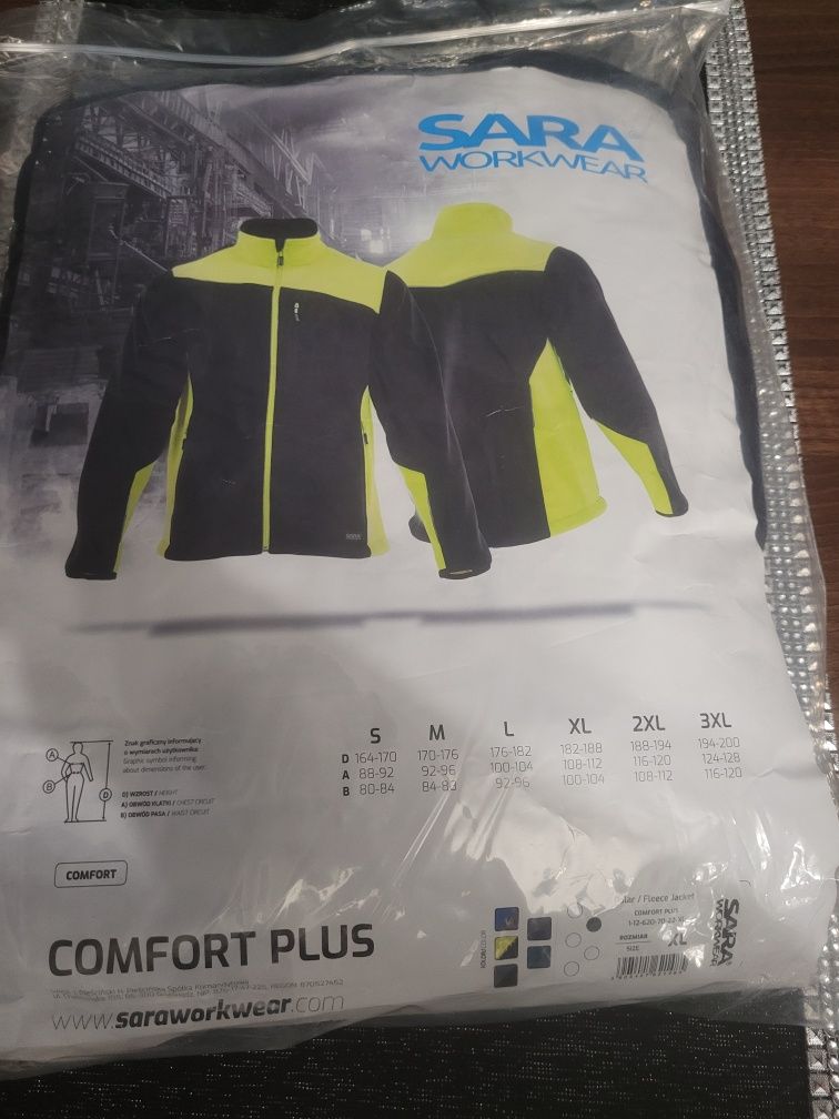 Bluza gruba  polarowa męska comfort